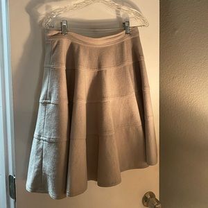 Zac Posen Grey Wool Skirt
